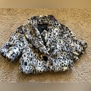 Forever 21 Leopard Faux Fur Jacket